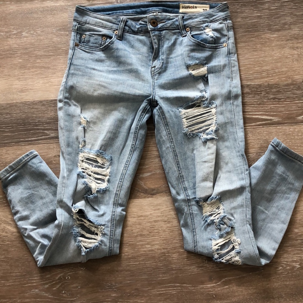 Pistola (Stitch Fix) Distressed Jeans Size 28